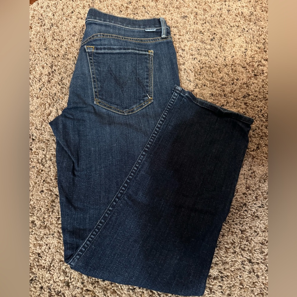 MOTHER DENIM  “the drop out” size 27 crop
